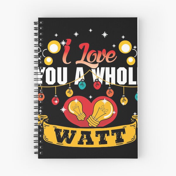 Item preview, I Love you a whole Watt christmas electrician designed and sold by Grinover.