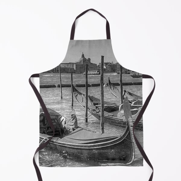 Item preview, Gondolas across from Le Zitelle - B&W designed and sold by tomg.
