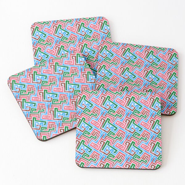 Item preview, Colorful Zigzag Maze Repeated Pattern designed and sold by adityanik.