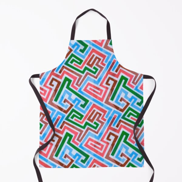 Item preview, Colorful Zigzag Maze Repeated Pattern designed and sold by adityanik.