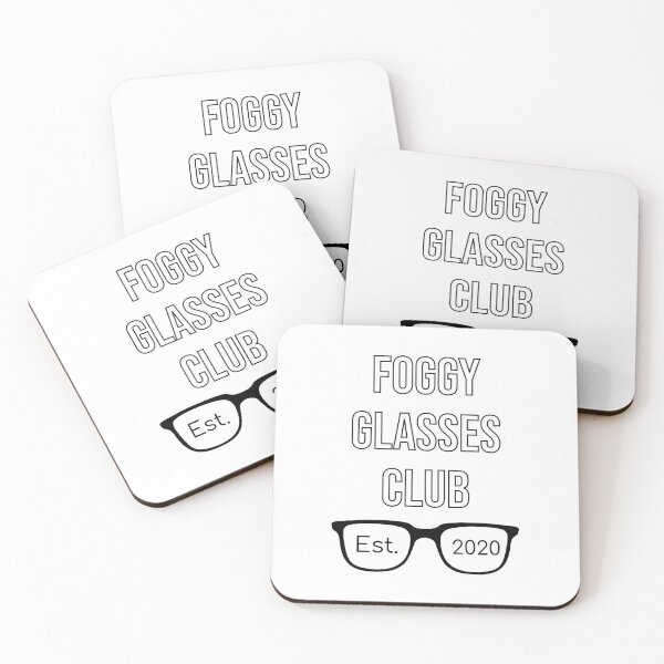 Item preview, Funny Foggy Glasses Club Est. 2020 quote for everybody who hates wearing a mask and getting their glasses foggy designed and sold by yusufdehbi.