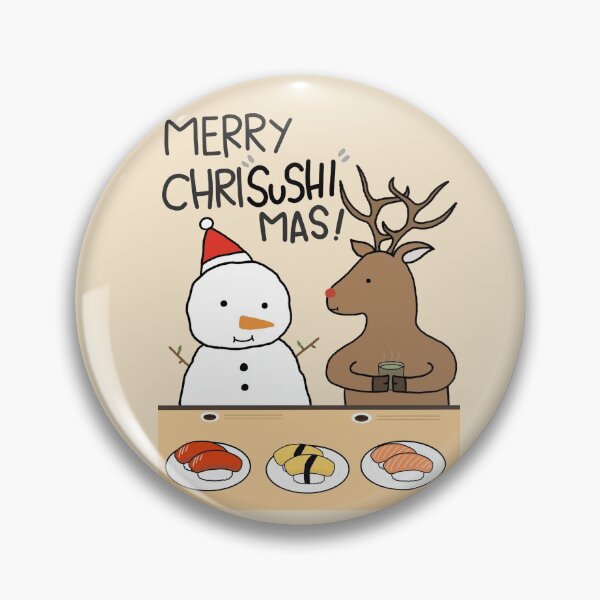 Item preview, Merry Chrisushimas Snowman & Reindeer  designed and sold by Marinaaa010.