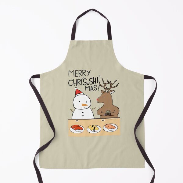 Item preview, Merry Chrisushimas Snowman & Reindeer designed and sold by Marinaaa010.