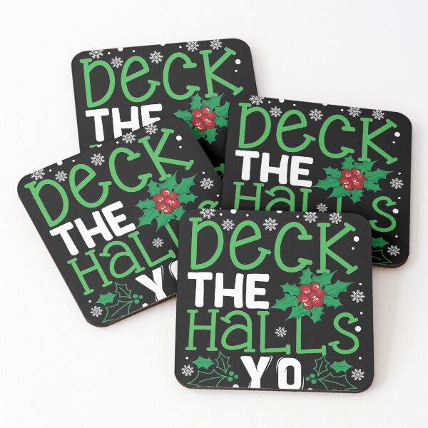 Item preview, Deck the hall yo christmas winter shirt design designed and sold by Grinover.