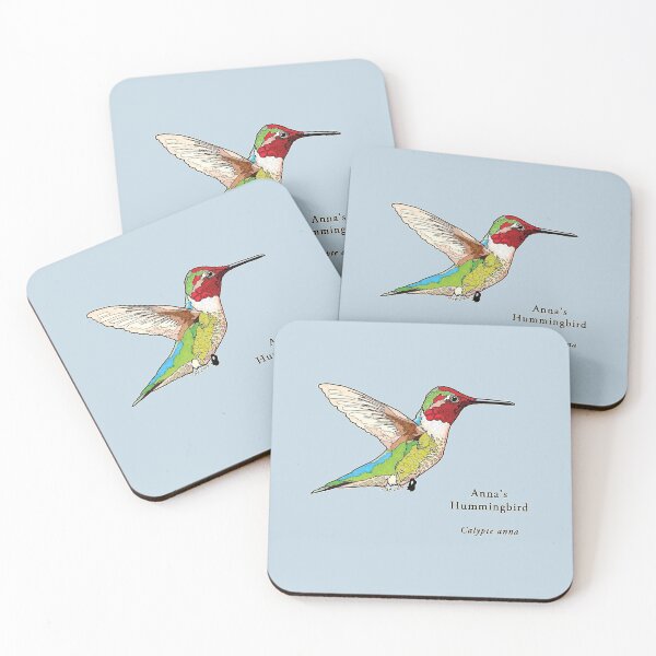 Item preview, Annas Hummingbird with Name for Home Art etc designed and sold by HummingbirdPics.