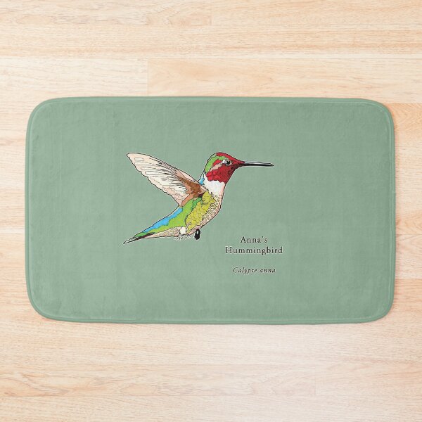 Item preview, Annas Hummingbird with Name for Home Art etc designed and sold by HummingbirdPics.