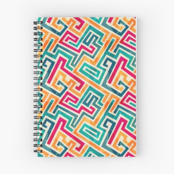 Item preview, Retro Style Zigzag Maze Repeated Pattern designed and sold by adityanik.