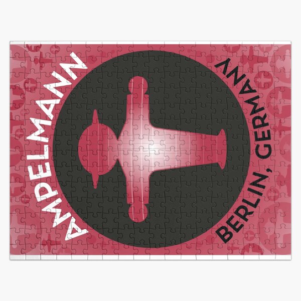 Berlin's Ampelmann (Red) Jigsaw Puzzle