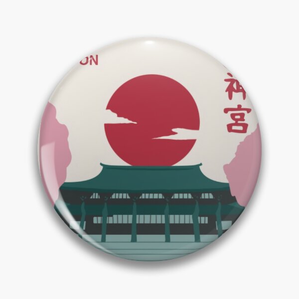 Artikelvorschau, Japanische Nippon Tempel aufgehende Sonne entworfen und verkauft von Walk-It-Off.