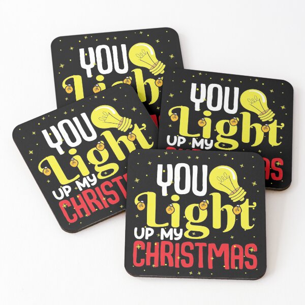 Item preview, You light up my christmas winter shirt design designed and sold by Grinover.