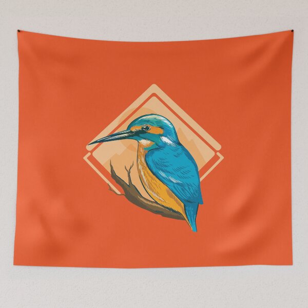 Item preview, Colorful bird on a branch designed and sold by DerSenat.