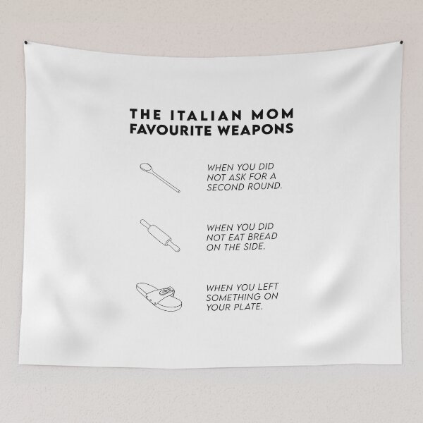 Item preview, The Italian Mom Favourite Weapons designed and sold by emdesign10.