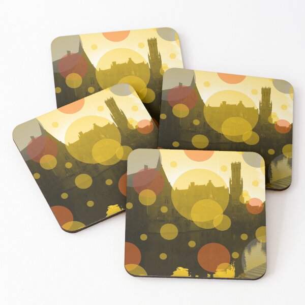 Item preview, Bruges Belgium Canals - Modern Pattern Picture West Flanders designed and sold by emm-j.