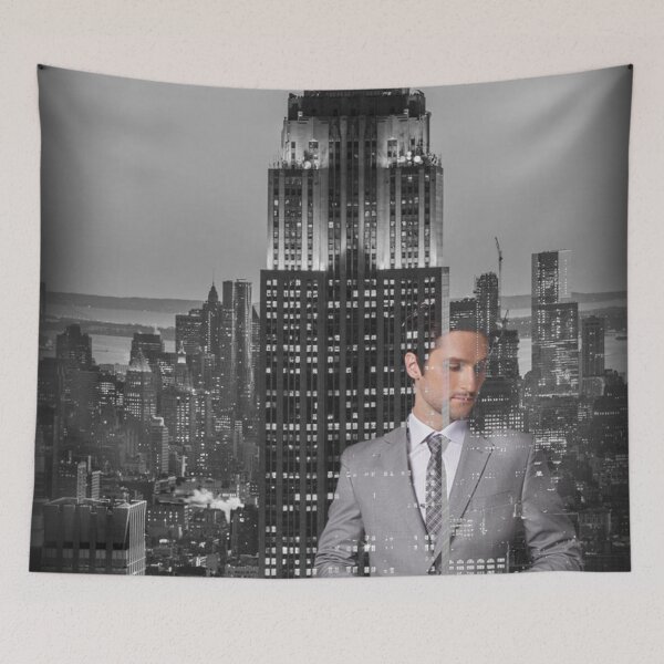 Item preview, THE MAN IN THE MIDDLE  designed and sold by johnnyssandart.