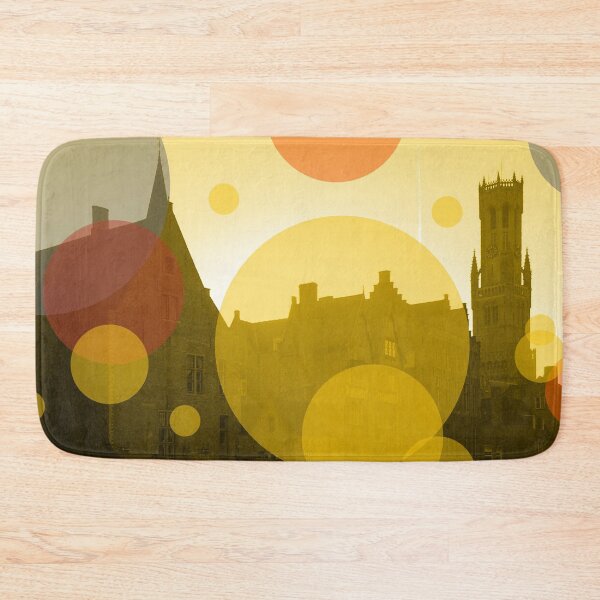 Item preview, Bruges Belgium Canals - Modern Pattern Picture West Flanders designed and sold by emm-j.