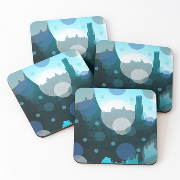 Item preview, Bruges Belgium Canals - Modern Pattern Picture West Flanders designed and sold by emm-j.