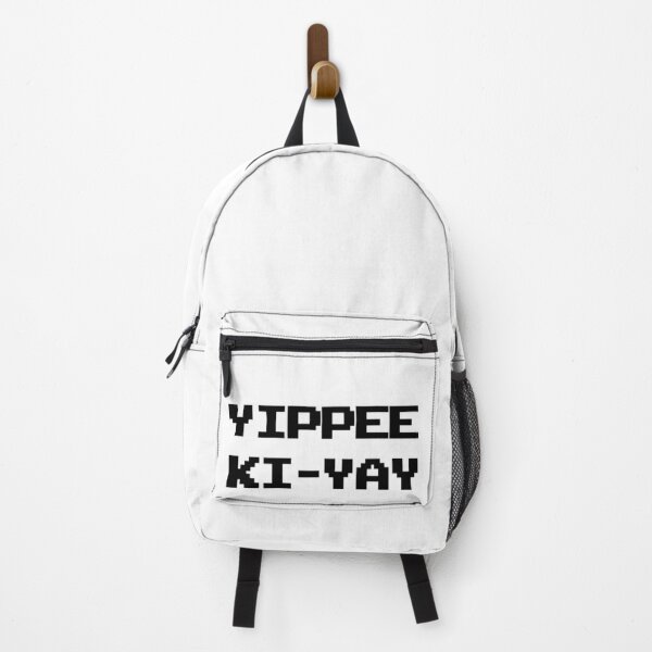 Item preview, Yippee ki yay - funny retro vintage arcade style black typography designed and sold by Deegital18.