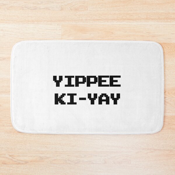 Item preview, Yippee ki yay - funny retro vintage arcade style black typography designed and sold by Deegital18.