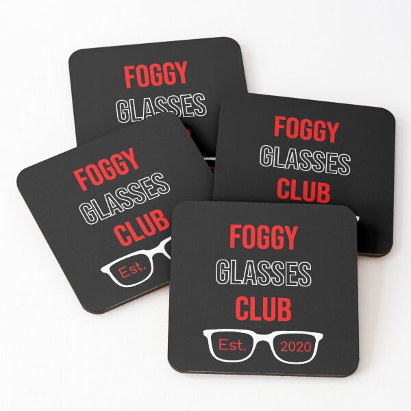 Item preview, foggy glasses club est. 2020, funny quote for glasses wearers designed and sold by yusufdehbi.