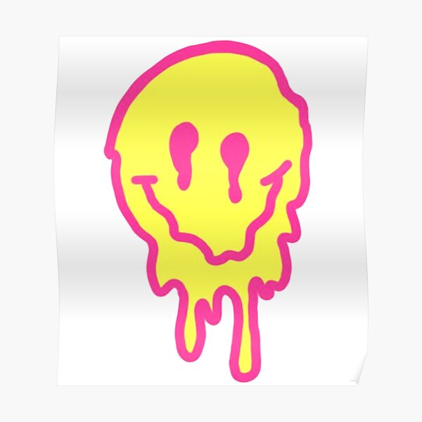 Melting Smiley Face Posters  Displate