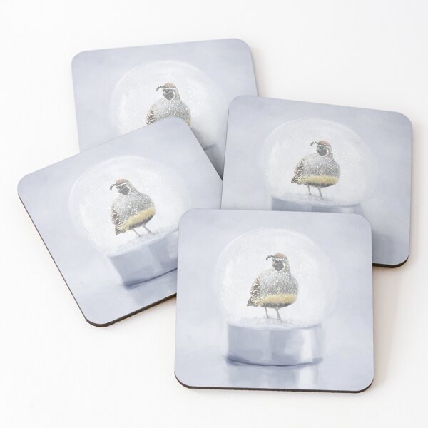 Item preview, Quail in a Snow Globe  designed and sold by Elisabeth Lucas.