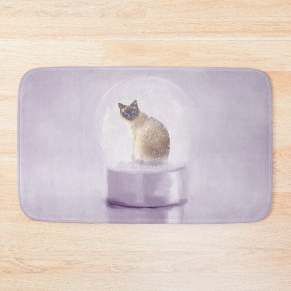 Item preview, Seal Point Siamese Cat in a  Snow Globe designed and sold by Elisabeth Lucas.