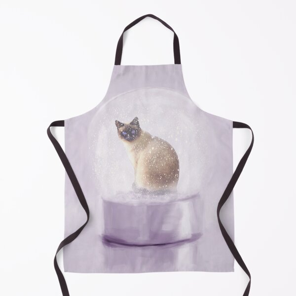 Item preview, Seal Point Siamese Cat in a Snow Globe designed and sold by Elisabeth Lucas.