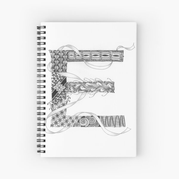 Item preview, Zentangle®-Inspired Art - Tangled Alphabet - E designed and sold by Laurel Storey, CZT.