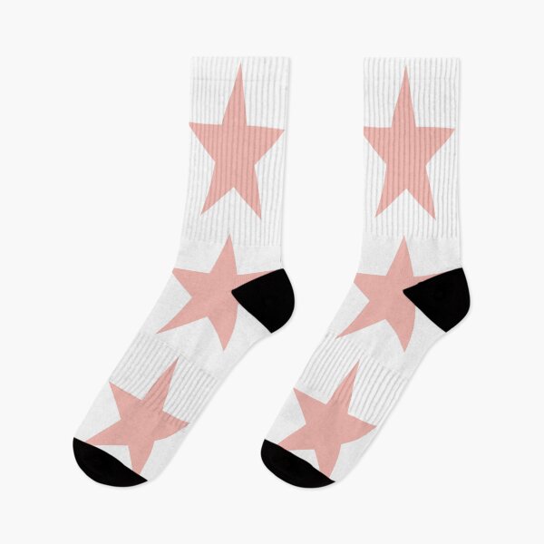 Item preview, Large BABY PINK and WHITE STARS designed and sold by RachelMacht.