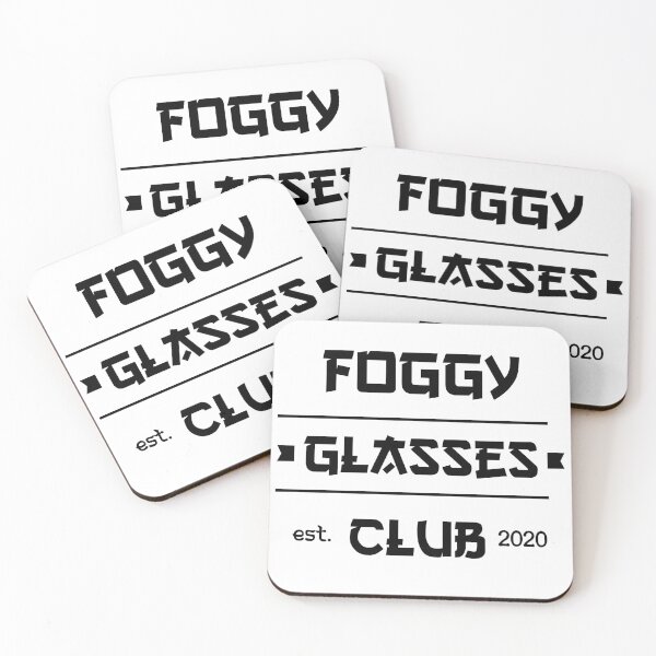 Item preview, Funny Foggy Glasses Club Est. 2020 quote for everybody who hates wearing a mask and getting their glasses foggy designed and sold by yusufdehbi.