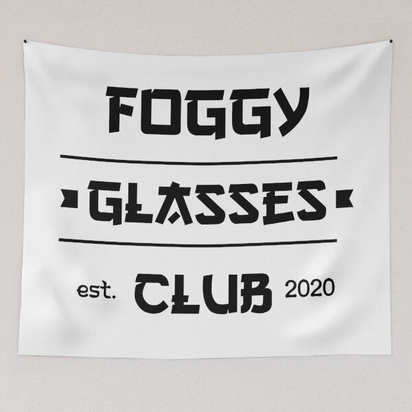 Item preview, Funny Foggy Glasses Club Est. 2020 quote for everybody who hates wearing a mask and getting their glasses foggy designed and sold by yusufdehbi.