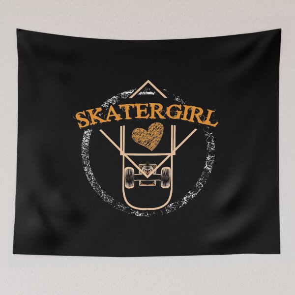 Item preview, Skater Girl Jumping Tricks Stunts Skateparks Skateboarding Sports Freestyle Jump Boarder Sk8 Half Pipe Exhibition designed and sold by shirti.