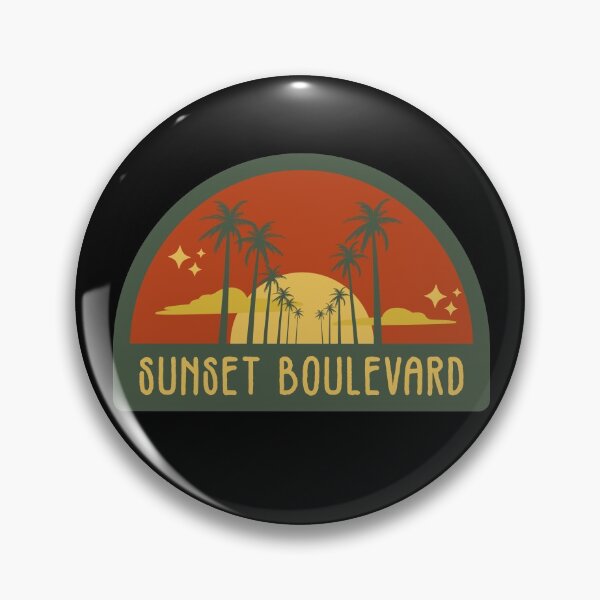 Item preview, Sunset Boulevard California Retro Design designed and sold by LinniesTees.