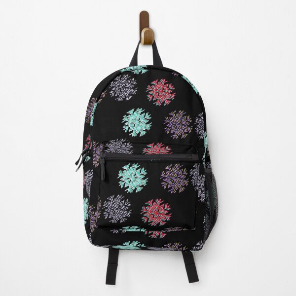 Item preview, Light and dark and vivid multicolored snowflakes 3D style designed and sold by BV-creas.