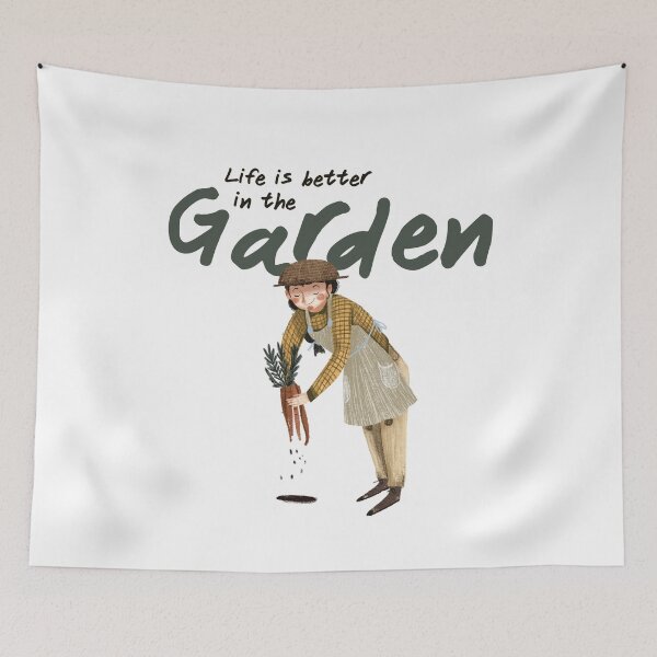 Item preview, Life is Better in the Garden designed and sold by TeeandToast.