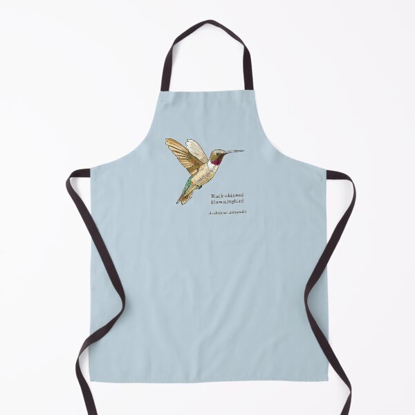 Item preview, Black chinned Hummingbird with Name for Clothing etc designed and sold by HummingbirdPics.