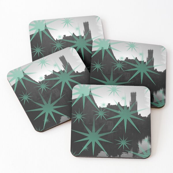 Item preview, Bruges Belgium Canals - Modern Pattern Picture West Flanders designed and sold by emm-j.