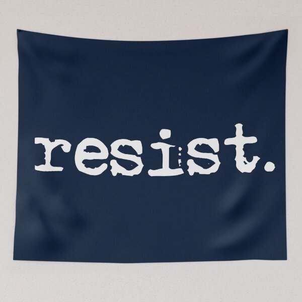 Item preview, Resist., In white typeface  designed and sold by deynaaz.