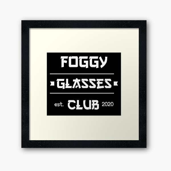 Item preview, foggy glasses club est. 2020 designed and sold by yusufdehbi.
