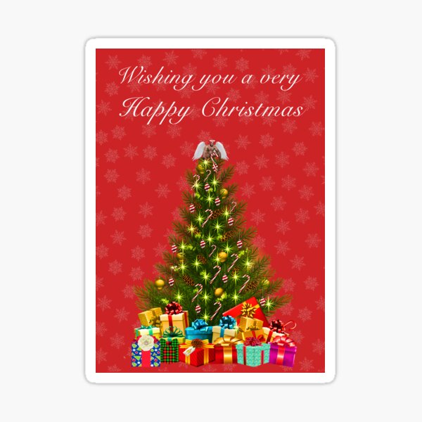Item preview, Barry Wood Meme Christmas Tree Angel Card designed and sold by PotsPrints.