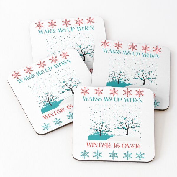 Item preview, Wake me up when winter is over(White) designed and sold by BarvinWayne.