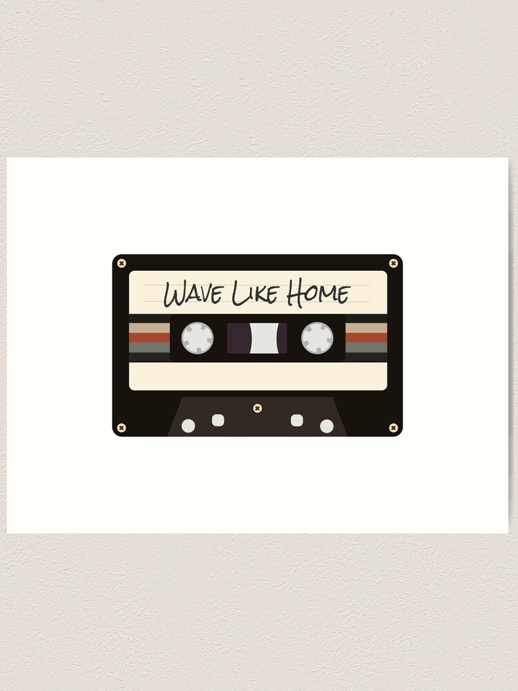 Future Islands, Wave Like Home cassette design Art Print for Sale by Bojkiw