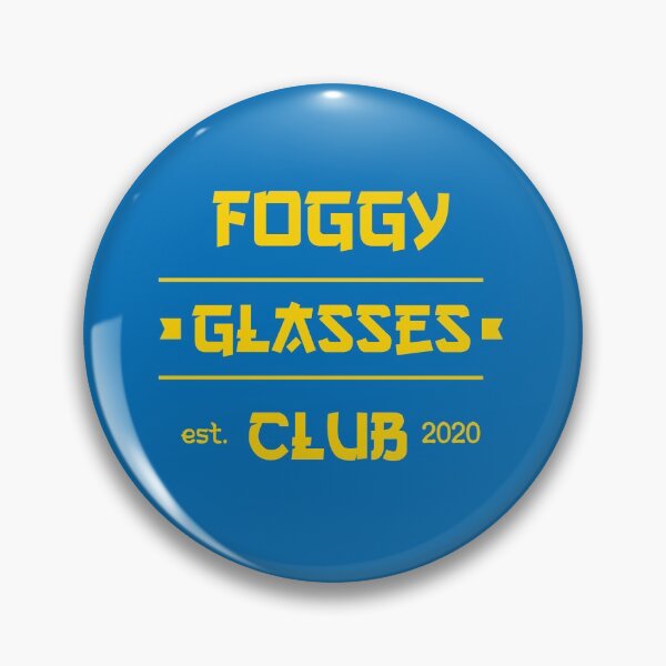 Item preview, foggy glasses club est. 2020, funny quote for glasses wearers designed and sold by yusufdehbi.