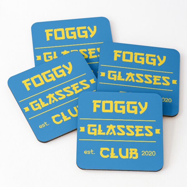 Item preview, foggy glasses club est. 2020, funny quote for glasses wearers designed and sold by yusufdehbi.