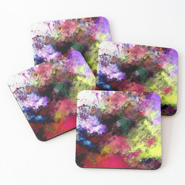 Item preview, Colorful Abstract Paint Splatter Digital Painting designed and sold by William63.