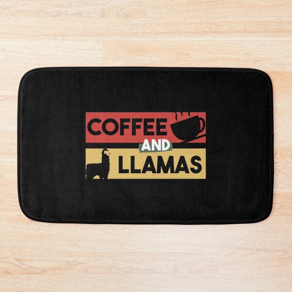 Artikelvorschau, Kaffee und Lamas - Geschenk für Kaffeesüchtigen, Geschenk für Lama-Liebhaber entworfen und verkauft von MrElgo.