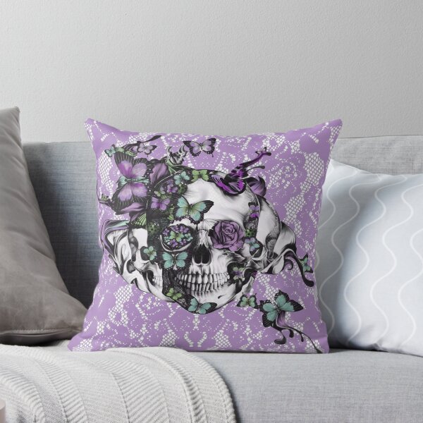 Item preview, Candy coated, purple lace skull designed and sold by KristyPatterson.