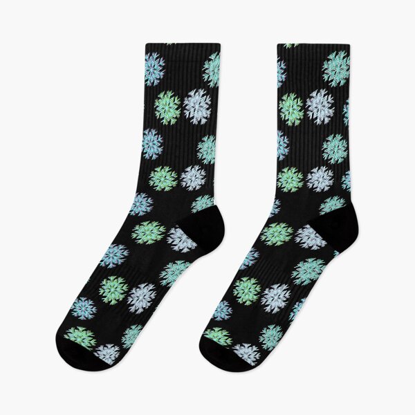Item preview, 3D style light blue multicolored snowflakes designed and sold by BV-creas.