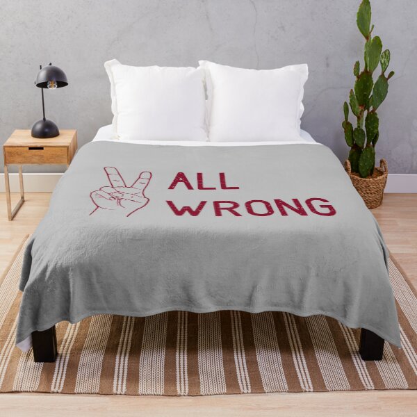 Item preview, All Wrong big, burgundy designed and sold by perezzzoso.