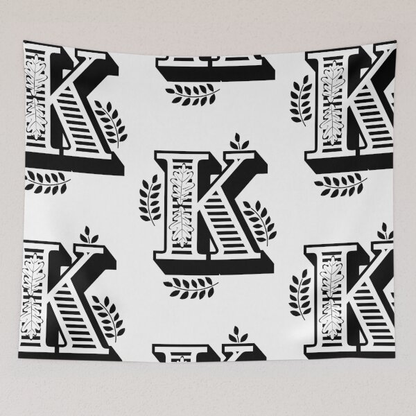 Aperçu de l'œuvre Lettre K | Lettrage | Lettres | Alphabet créée et vendue par itsokaybyme.